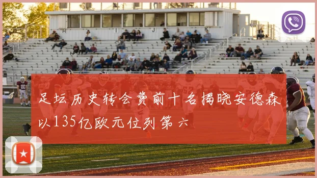 足坛历史转会费前十名揭晓安德森以135亿欧元位列第六